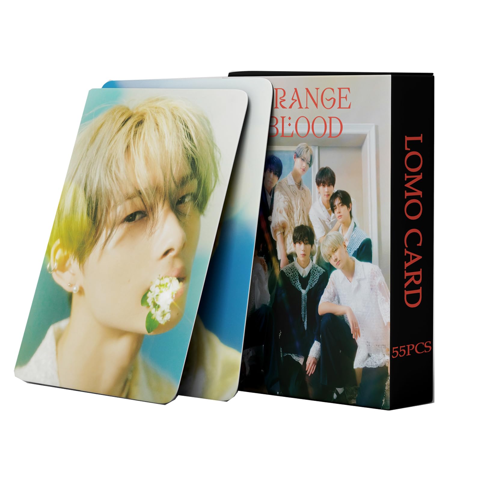 Yutoenhypen lomo Card ENHYPEN Orange Blood Photocards 55pcs enhypen Orange Blood Blood lomo Cards enhypen Merchandise Lomo Cards Photos Gifts for ENGENE