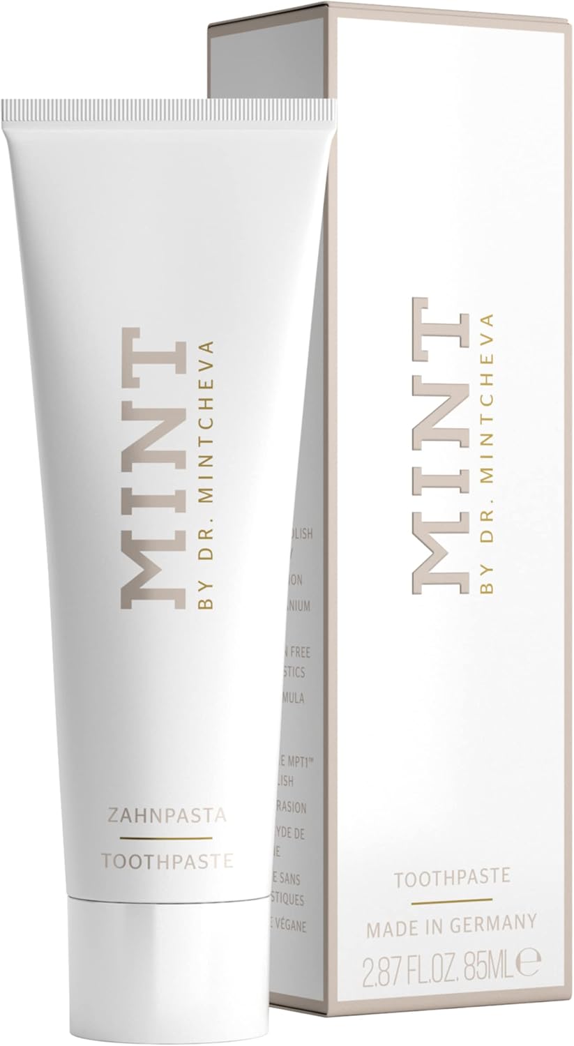 MINT Zahnpasta mit Fluorid (85ml) Vegane Premium Zahncreme zum Schutz