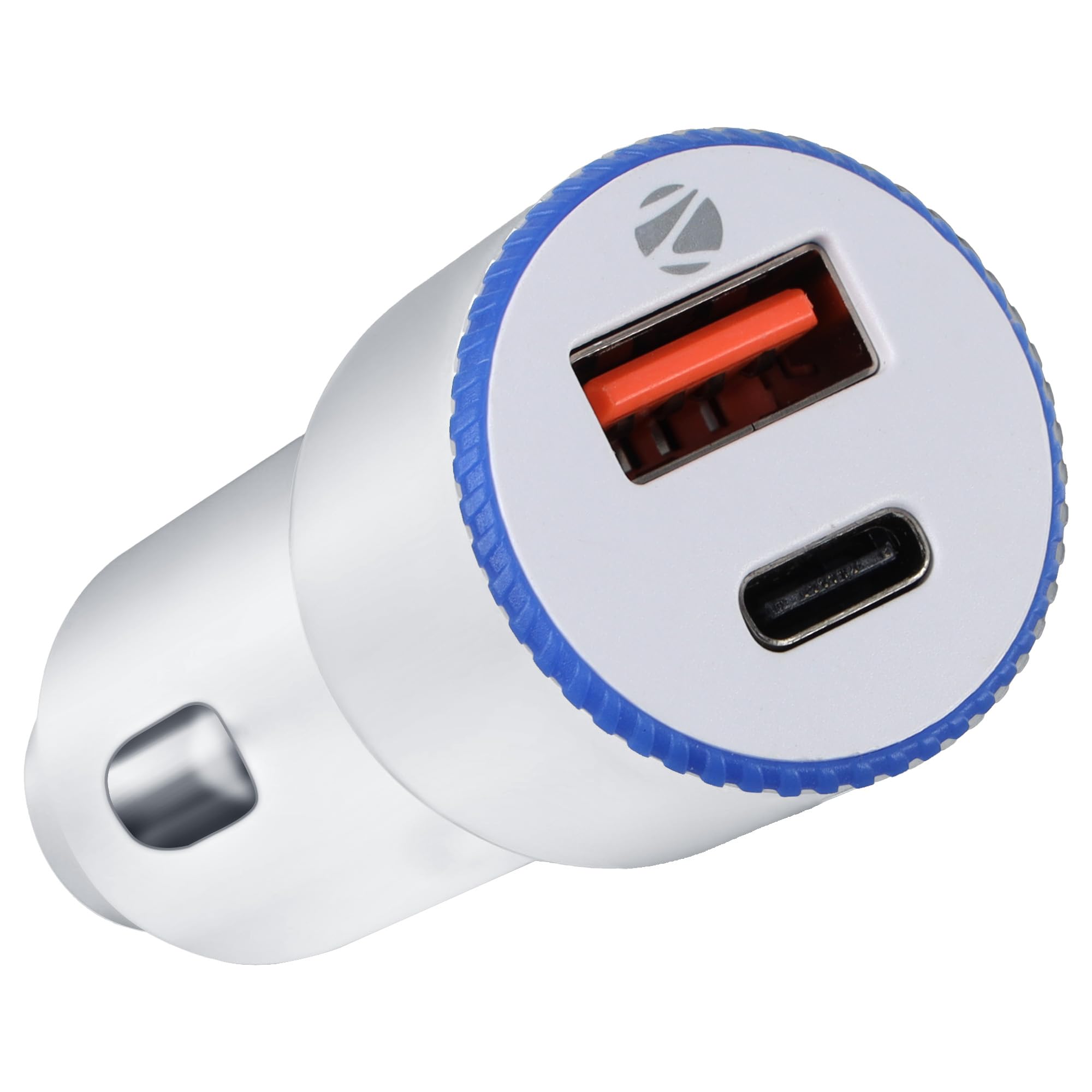 ZEBRONICS CC2018 38 Watts Car Charger, Dual Output (USB + Type C), Rap