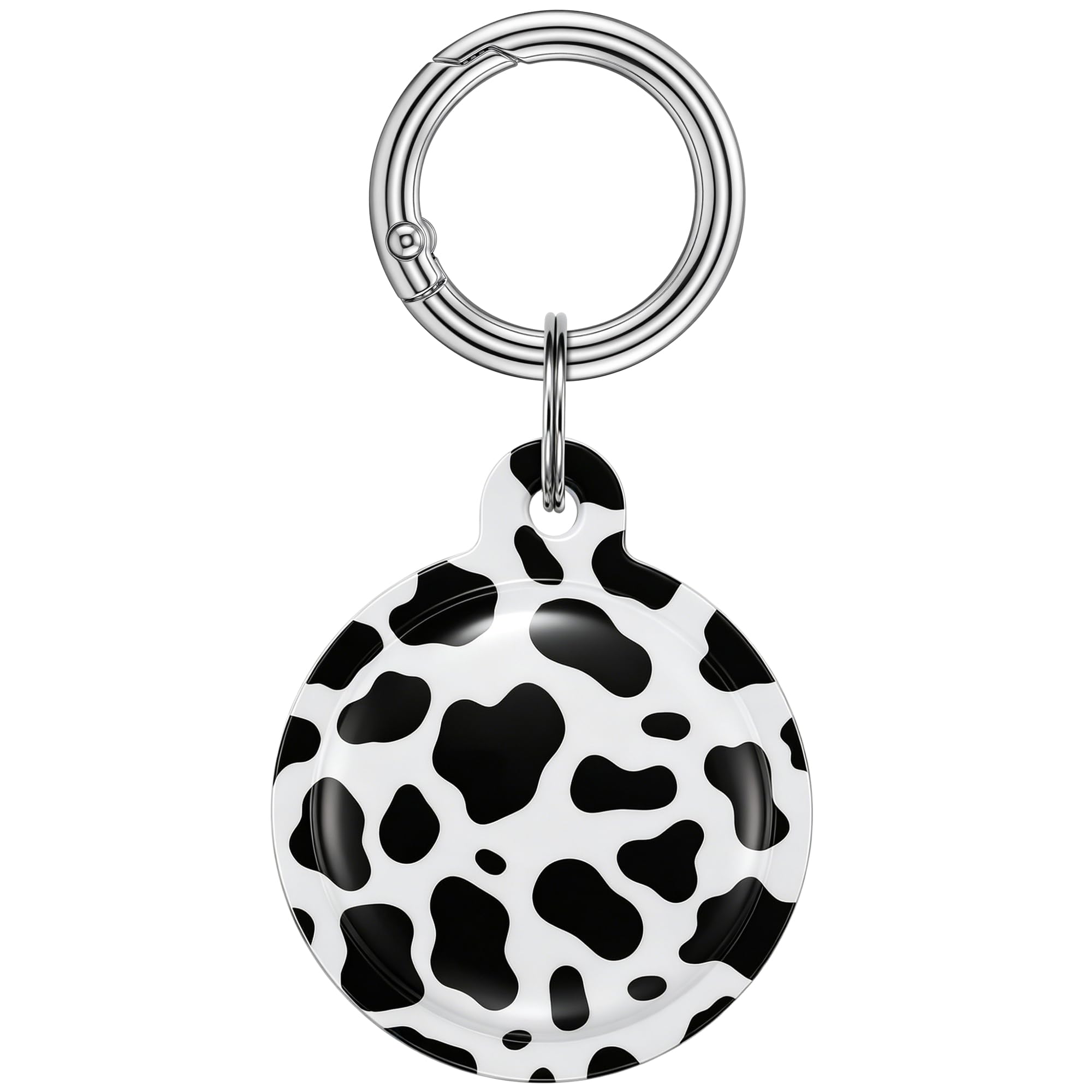 Compatible with AirTag Keychain Holder,Waterproof Protective Case for Apple AirTag 1st & 2nd Gen, Key Chain Ring for Luggage, Handbags, Pets, and Keys(Marbling)