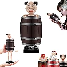 Funny Santa Claus Cigarette Dispenser - Funny Cigarette Dispenser with Red Barrel Design, Funny Santa Cigarette Box & Cigarette Case for Original Gift (A)