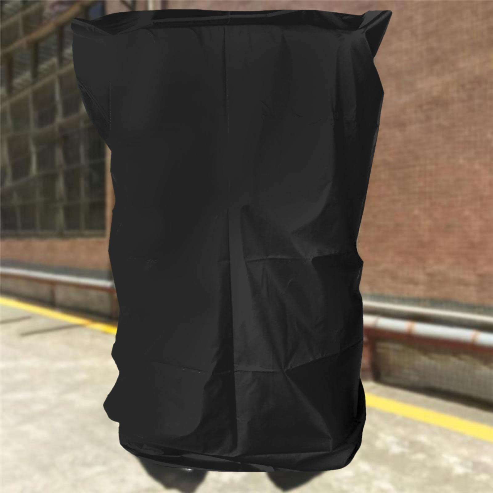 Laufband Abdeckung Schutzhülle für Faltbare Laufbänder Ellipsentrainer Heimtrainer Wasserdicht Staubschutz Oxford Polyester mit Zipper für Inn, Black_110x95x160cm
