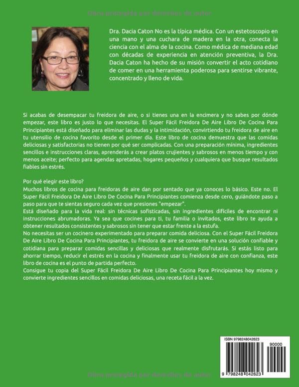 Miniatura 2 de SUPER FÁCIL FREIDORA DE AIRE LIBRO DE COCINA PARA PRINCIPIANTES Recetas rápidas e infalibles para preparar comidas crujientes y sabrosas con el ...