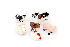 B & D Needle Felt Animal - Set of 6