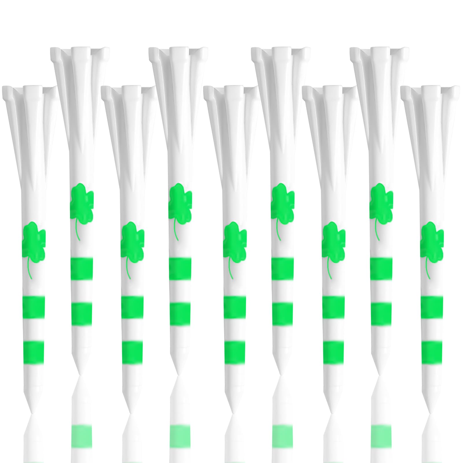 FINGER TEN Golf Tees Plastic Unbreakable Small 3 1/4 Inch 83mm 2 3/4 70mm With Five Claws Prong