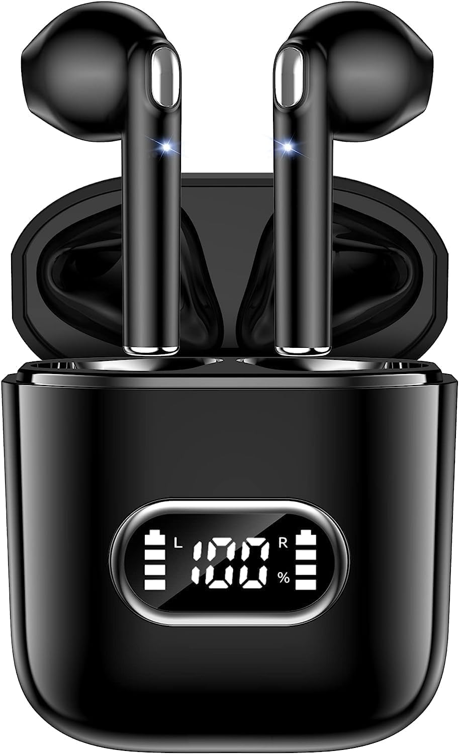 Cuffie Bluetooth, Auricolari Bluetooth 5.3 con 2024 Nuovo HiFi ENC Mic Stereo, Cuffie Senza Fili 40 Ore di Riproduzione Display LED, IP7 Impermeabile Cuffiette Bluetooth Senza Fili Sport e Lavoro Cuffie Bluetooth, Auricolari Bluetooth 5.3 con 2024 Nuovo HiFi ENC Mic Stereo, Cuffie Senza Fili 40 Ore di Riproduzione Display LED, IP7 Impermeabile Cuffiette Bluetooth Senza Fili Sport e Lavoro