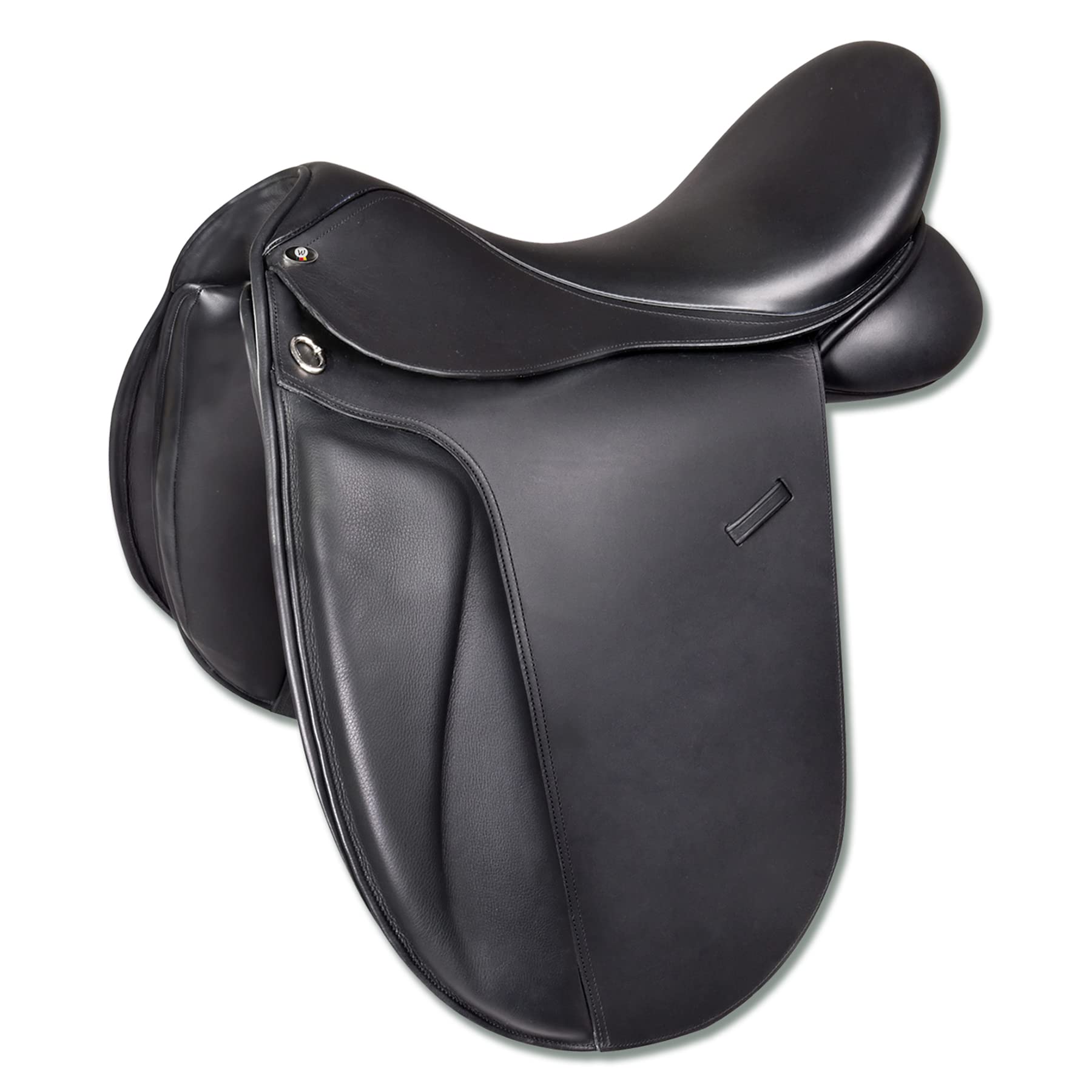 WALDHAUSEN Sillín de doma Premium, piel, 17,5''/44 cm, negro