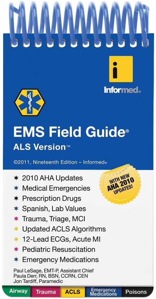 EMS Field Guide, ALS Version 19th Edition