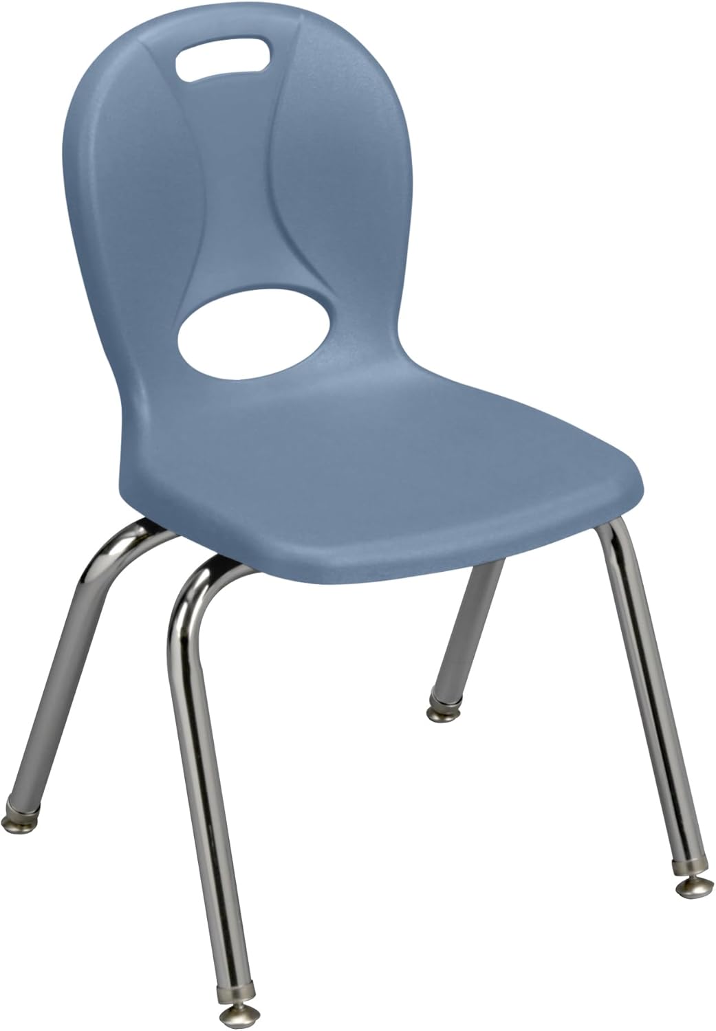 Learniture Structure Series Stacking School, X2 -14" H, Color*Faded Denim Chair
