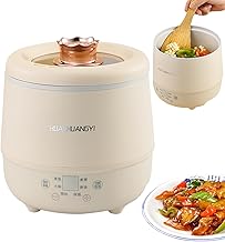 Panela elétrica de arroz compacta,Máquina de arroz de dose única antiaderente pequena a vapor 1.8L - Mantenha o controle aquecido e inteligente, mini panela de arroz portátil para 1-2 Money money