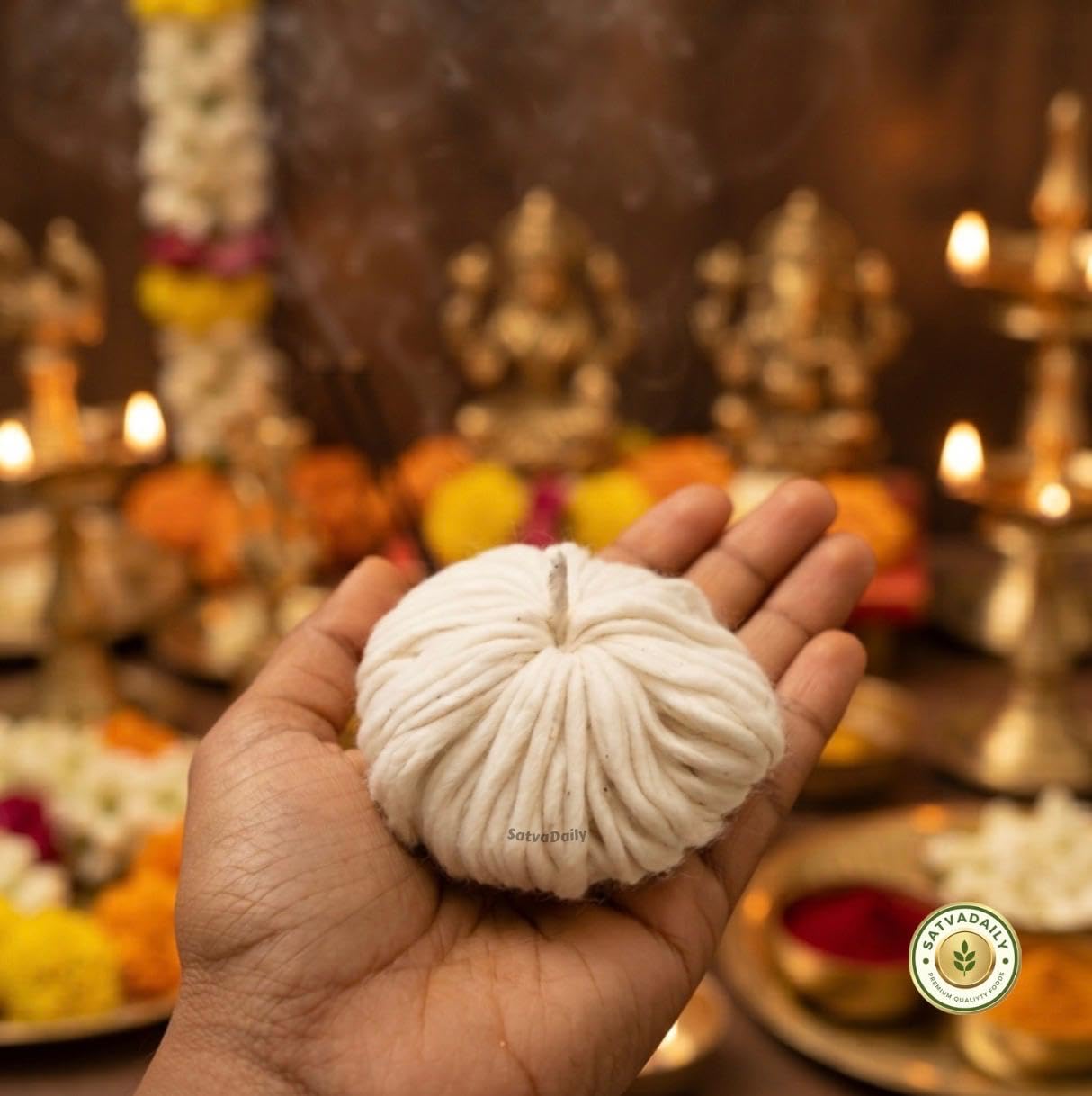 Karthika Masam Cotton Wicks - 365 Days Pooja Lighting -4