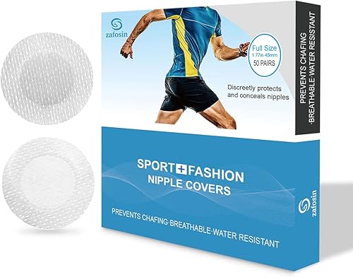 100 fundas para pezones para hombres, juegos de protectores de pezones antirozaduras, calcomanías para pezones para corredores