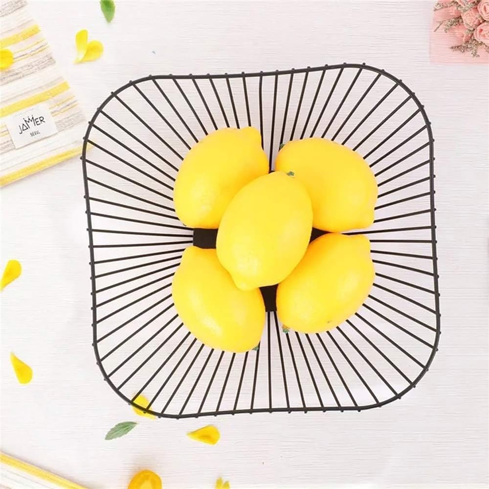 Corbeille à fruits Corbeille à fruits de comptoir, bol rangement , support cuisine rectangulaire en métal for collations Table