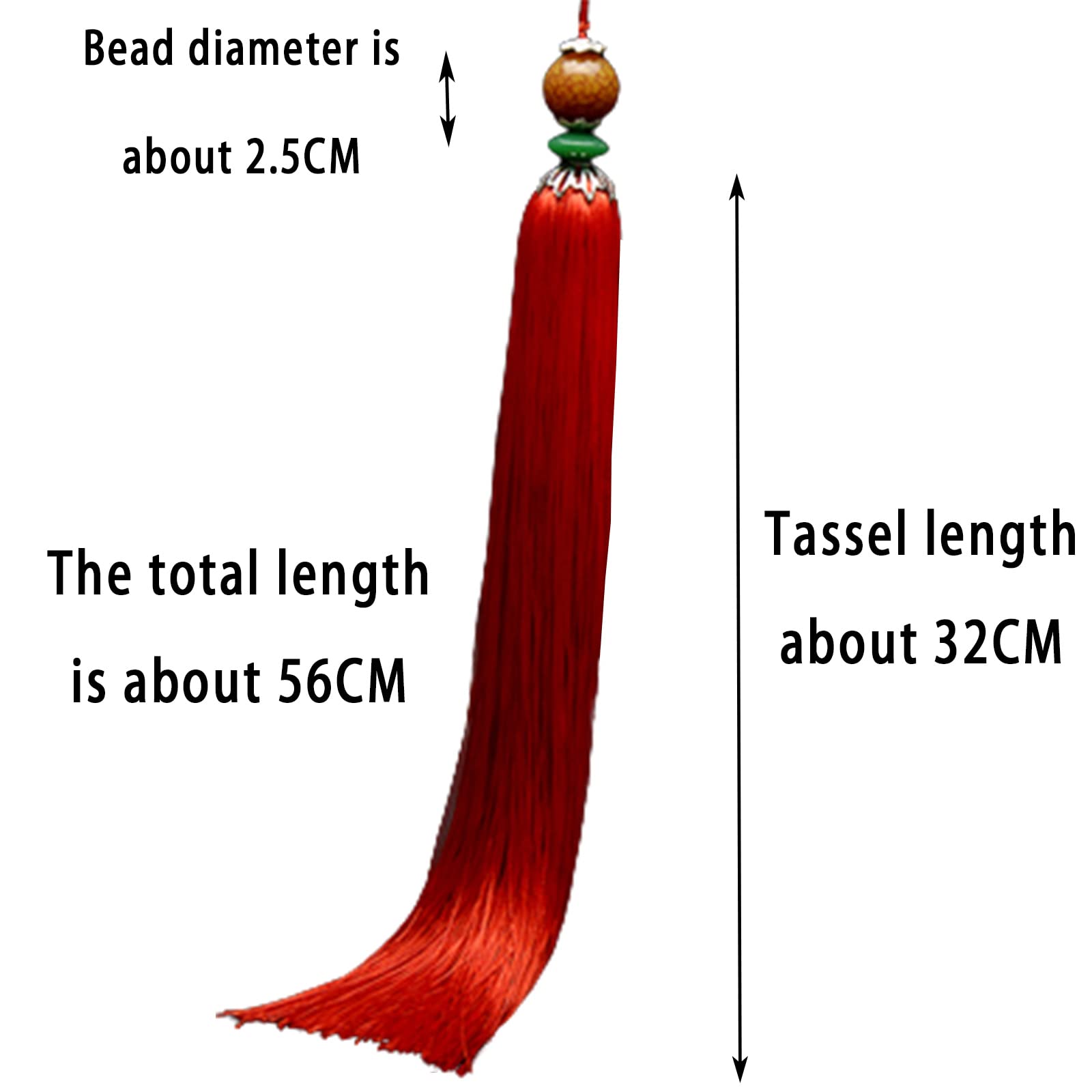 Nappa Per Spada Tai Chi - In Seta Ghiaccio, Corta, Gialla O Blu, Per Decorazione - Foto 9