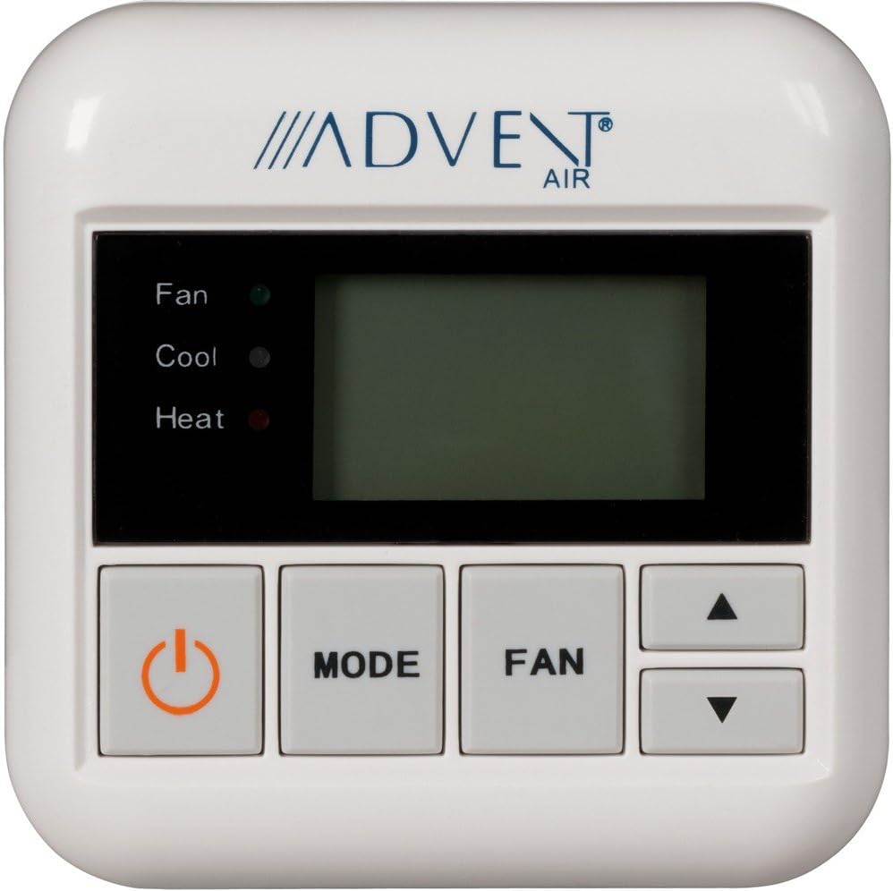 Amazon Com Advent Air Acth12 Digital Wall Thermostat Operates Both A C And Ac Heat Pump Models User Friendly Controls Digital Communication With Rooftop Unit Pleasant Blue Lcd Display Industrial Scientific