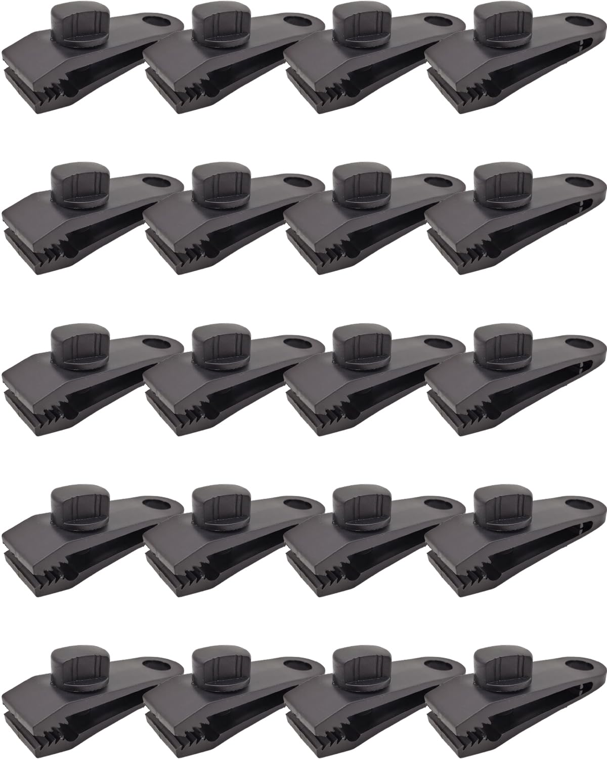 Tarp Clips, 20 Pack Heavy Duty Clamps for Tent