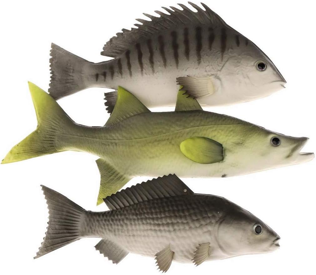 Amazon.com: Gresorth 4 PCS Fake Hanging Fish Decoration Simulation ...