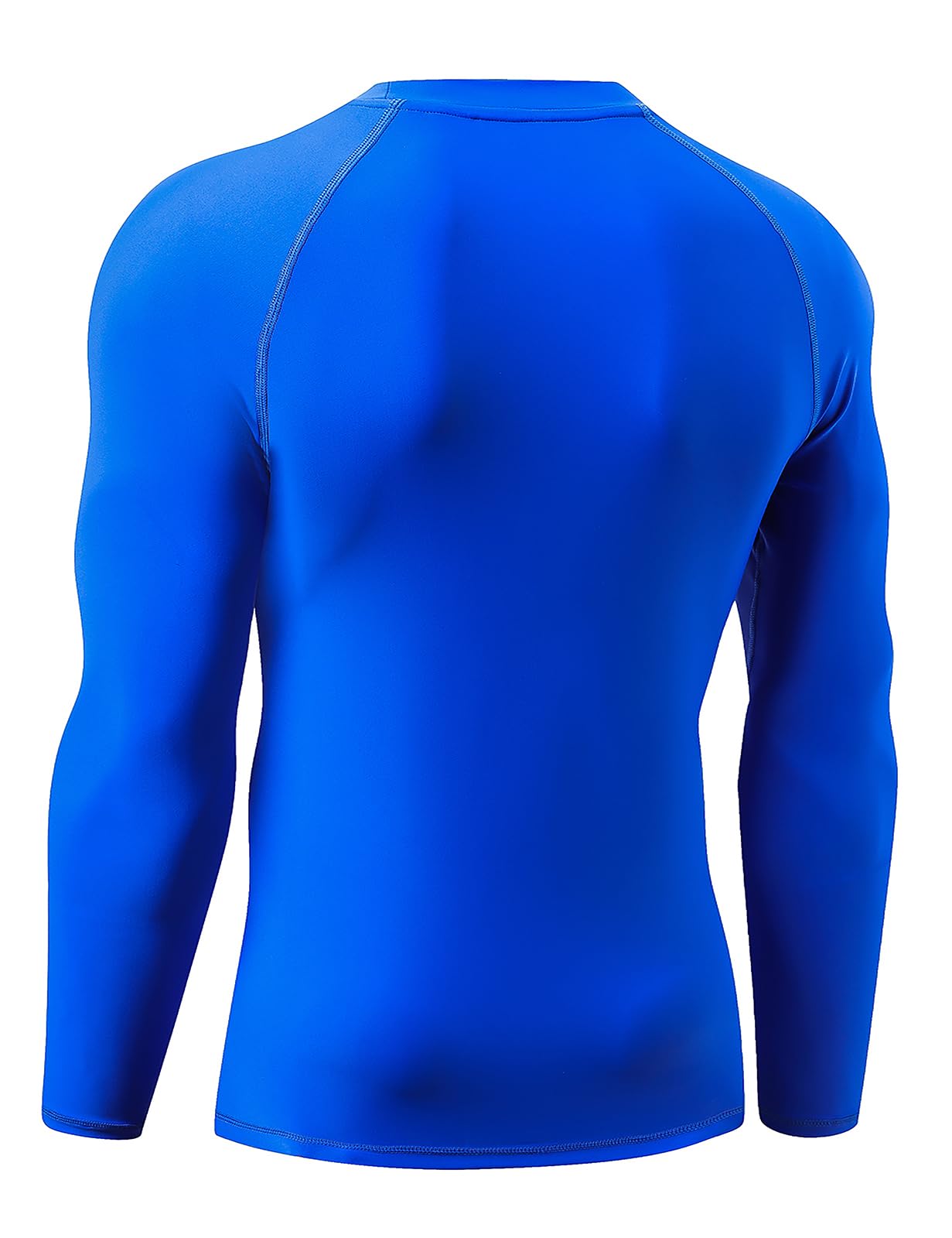 LAFROI Camiseta de Manga Larga para Hombre, protección Solar UPF 50+, de compresión, BJJ, para natación, protección contra erupciones