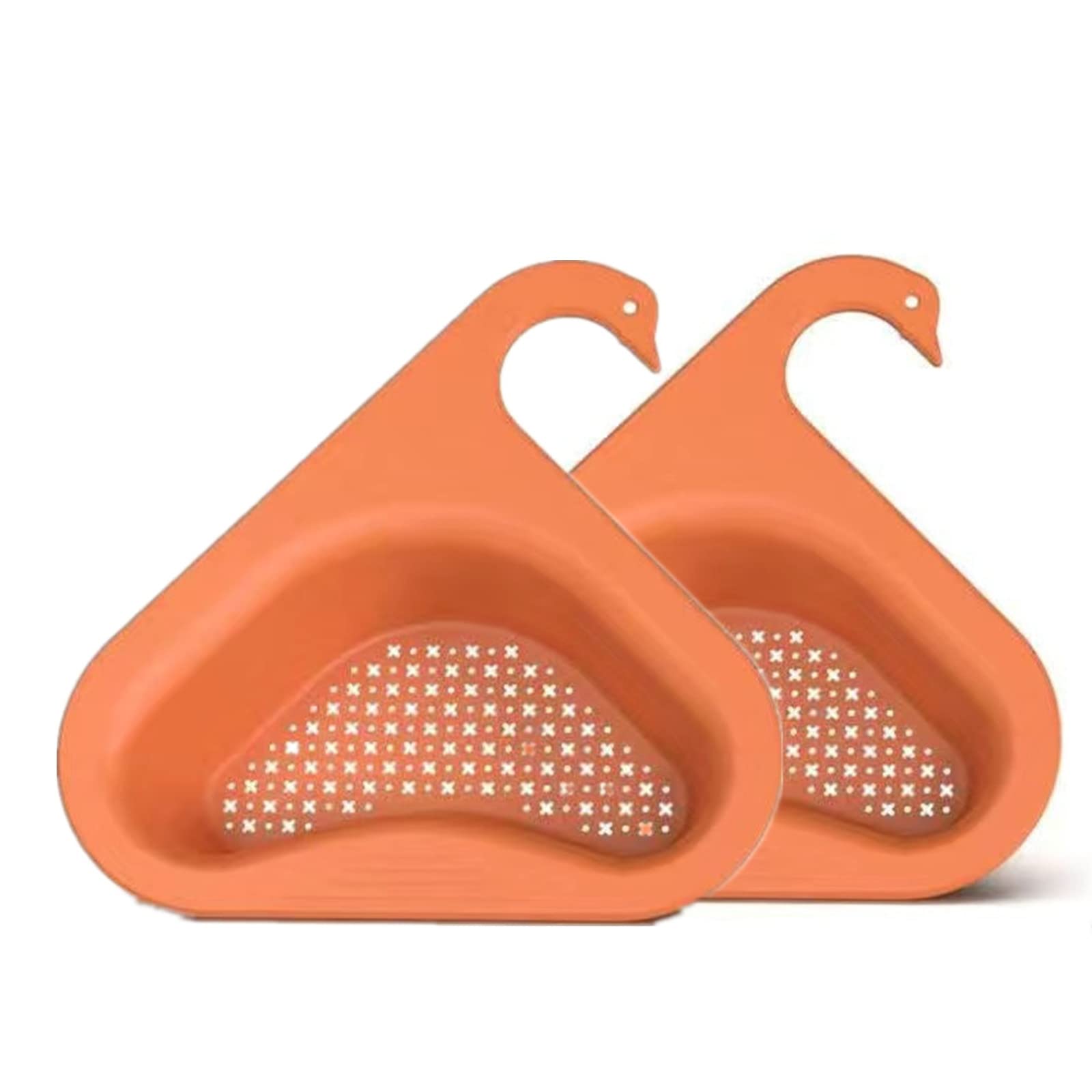 LKYYDS 2 Pieces of Swan Shape Sink Basket, Corner Kitchen Sink Strainer Basket, Kitchen Triangle Sink Filter, Multi-Function Water Storage Tank Drain Rack (Orange) (B09PTPLMFX) Amazon Price History, Amazon Price Tracker