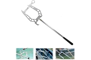 Telescoping Automatic Boat Dock Hook, Dock Post Hook for Boats