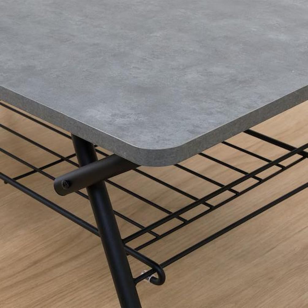 Amazon.co.jp: ニトリ 石目調 折りたたみテーブル SF1 9045 グレー