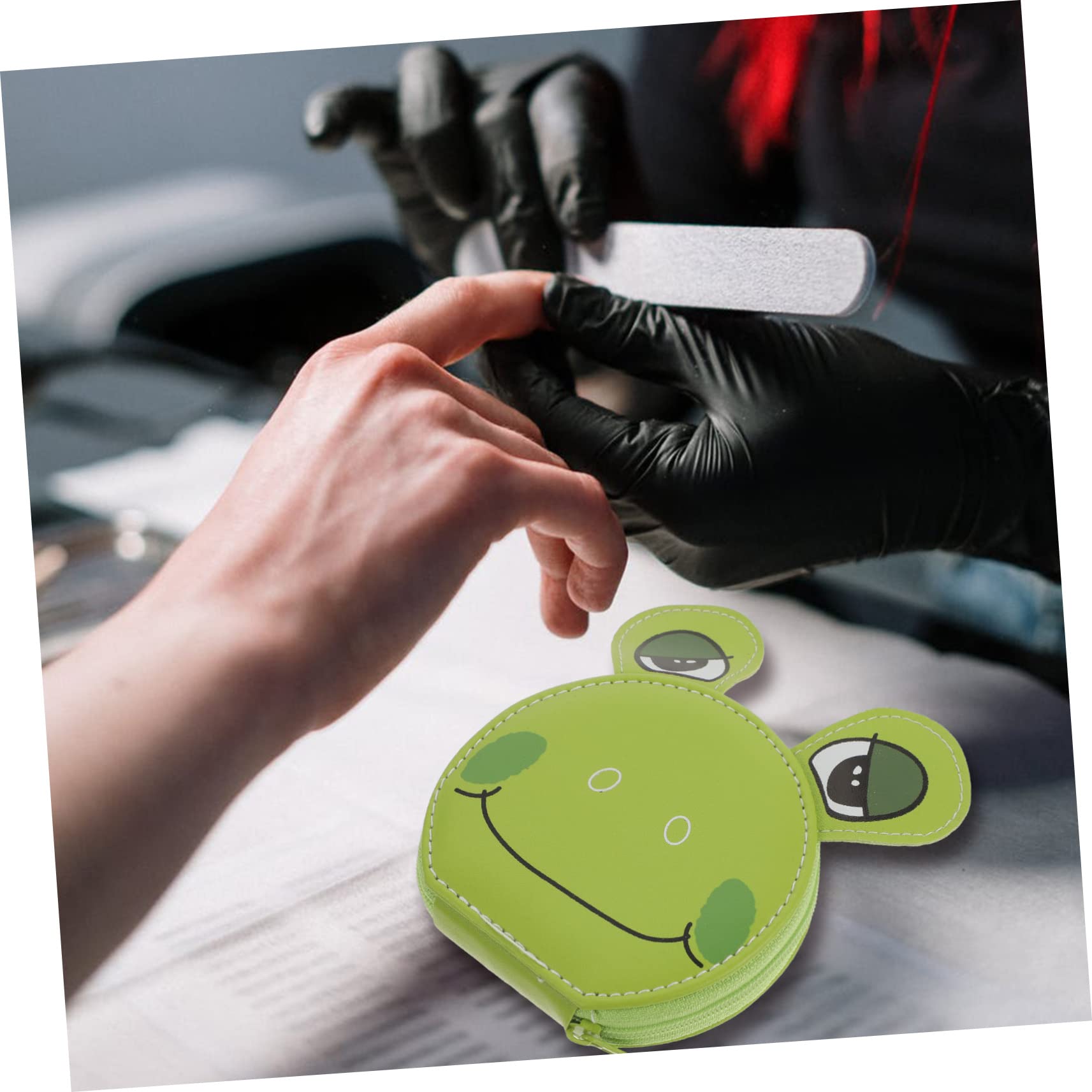 Healvian 3sets Professionale Di Strumenti Per Manicure Da Viaggio Kit Completo Per Unghie e Pedicure Con Custodia Tema Cartone Animato Accessori Acciaio Inossidabile Per Donna Facile Da