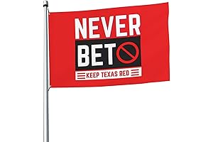 Never Beto Yard Banner Garden Flag Resistance Signs Decor Outdoor Banner Double Sided