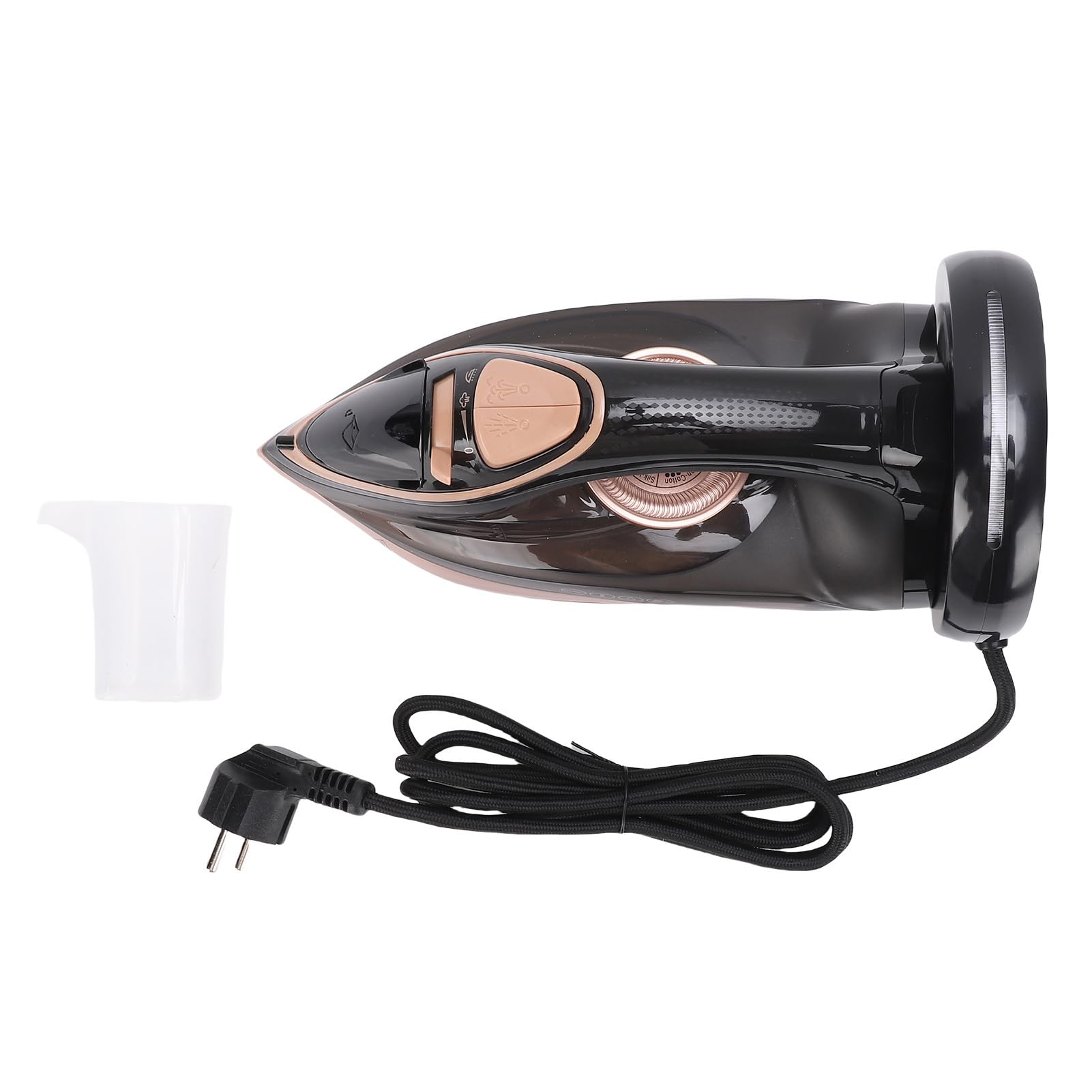 Zerodis Żelazko Parowe o Mocy 2200 W, Silna para do Usuwania Zmarszczek, Regulowana Temperatura do Różnych Tkanin, Pionowe Wielofunkcyjnego Użytku, z Systemem Ochrony Przed Wapniem, (wtyczka UE)