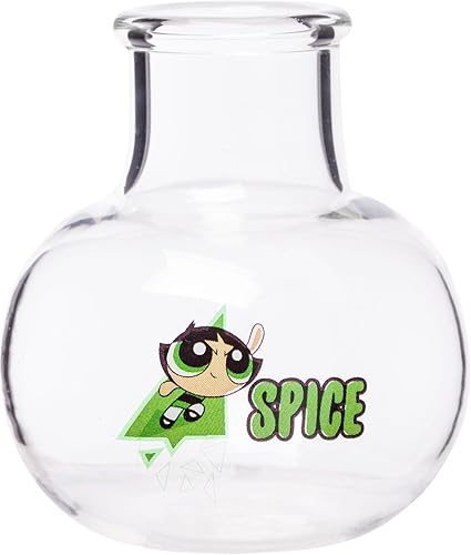 Miniatura 3 de Silver Buffalo Power Puff - Juego de 4 vasos de cristal para niñas