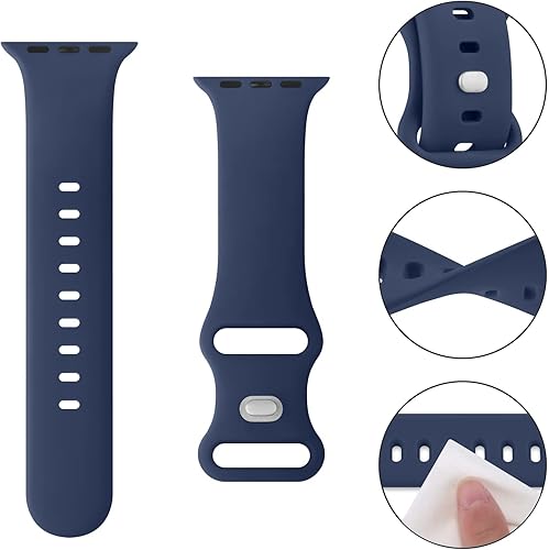 Miniatura 4 de Correas deportivas compatibles con Apple Watch Band de 1.614 in, 1.772 in, 1.929 in, 1.575 in, 1.732 in, 1.496 in, 1.654 in, correa de silicona