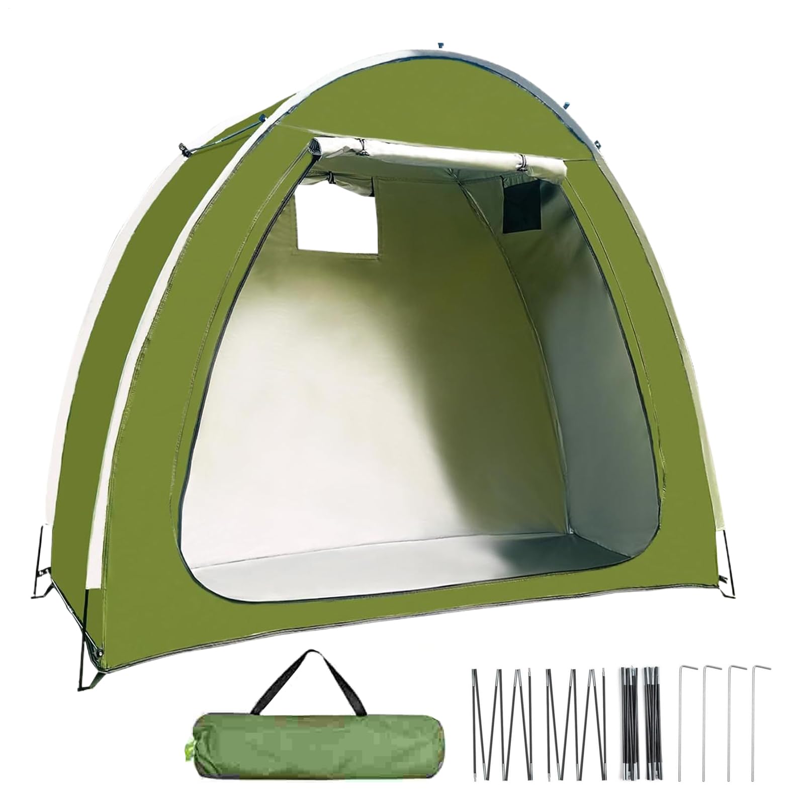Tettoia Portabici Impermeabile, Antivento, Anti-UV, Portatile | Copertura Portatile Per Motocicletta Per Esterni, Giardino, Patio, Prato, Terrazza E Campeggio