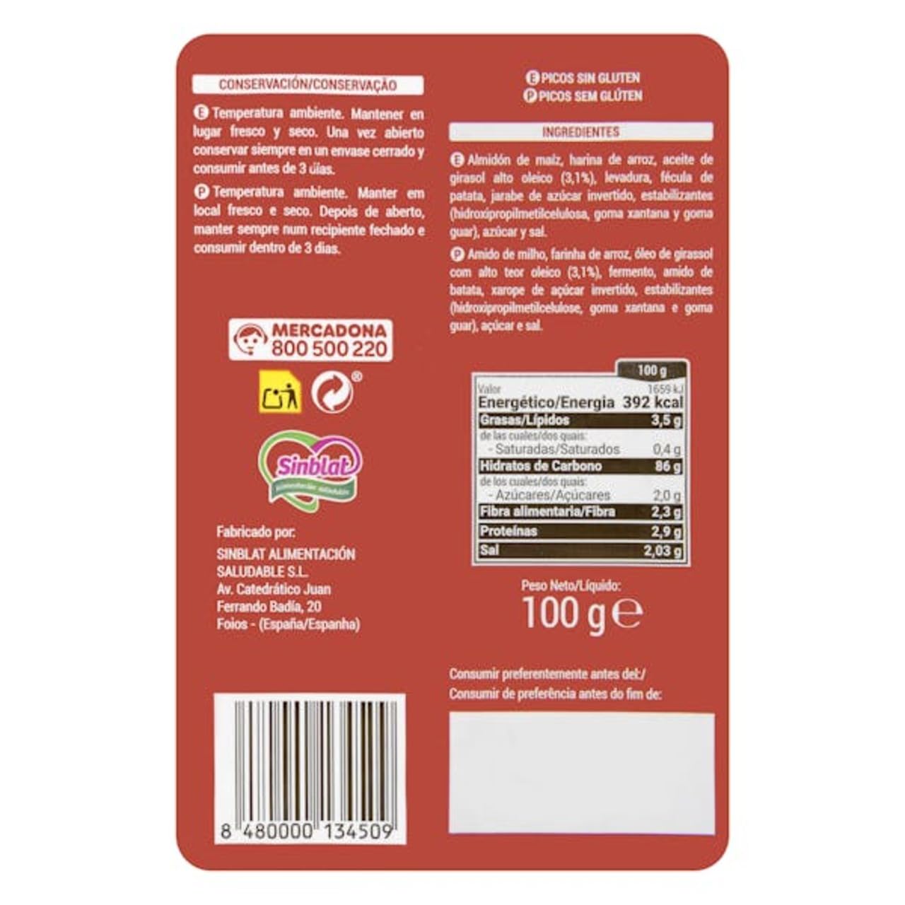 Glutenfreie Picos 12er-Pack