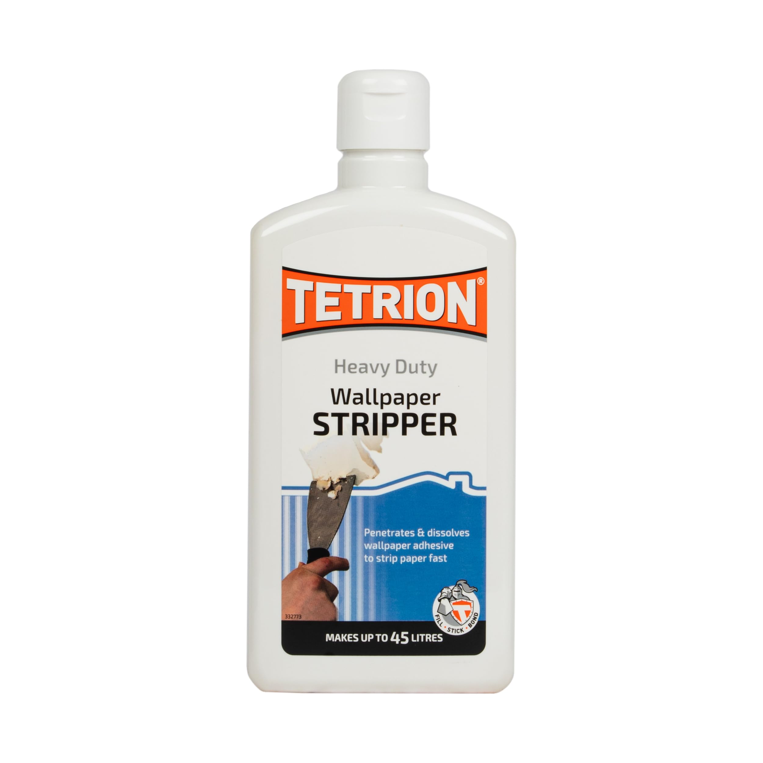 Tetrion Wallpaper Stripper Remover - Highly Concentrated Solution for Easy Removal - Ideal for All Wallpaper Types 500ml