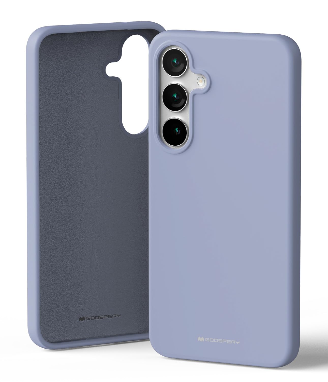 GOOSPERY Liquid Silicone Case Compatible with Magsafe, Galaxy S25 Plus, Silky-Soft Touch Full Body Protection Shockproof Cover with Soft Microfiber