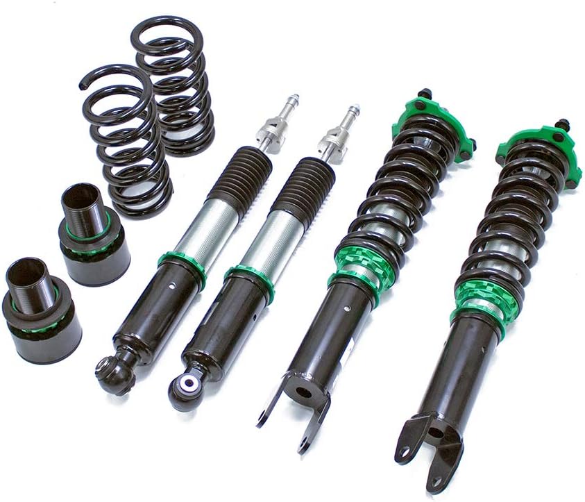 Rev9 R9-HS2-088 Hyper-Street II Coilover Suspension Lowering Kit, Mono-Tube Shock w/ 32 Click Rebound Setting, Full Length Adjustable, compatible with Mercedes-Benz C300 Sedan RWD (W205) 2015-20