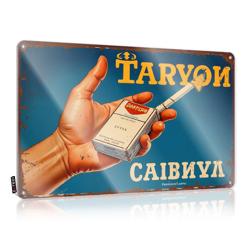 Mexican Decor Tinplate Sign Men Western Room Metal Wall : Farm Open Indoor & Outdoor/Tin | Taryon Caibnya