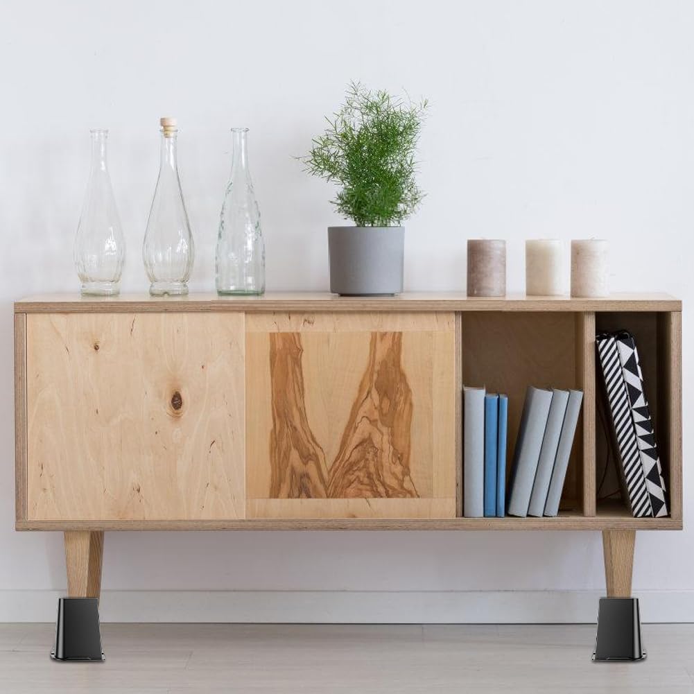 Adjustable Furniture risers,Couch risers,Bed Furniture Accessories,Heavy Furniture Supports,Stable and Secure Bed risers for Home and Office Furniture