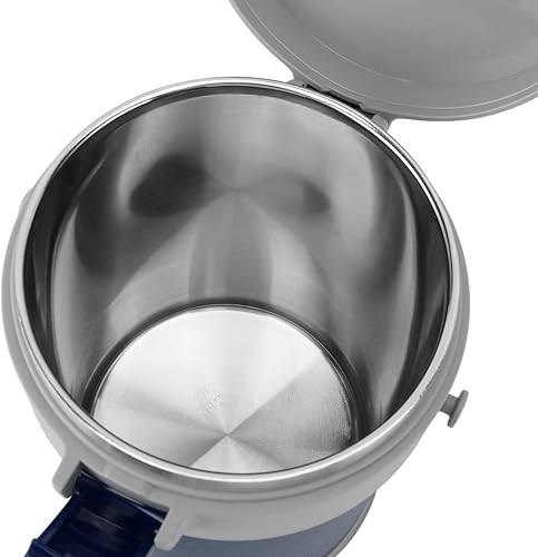 Miniatura 8 de Contenedor de alimentos aislado, 2L 3 niveles de acero inoxidable al vacío, recipiente aislado con tapa, recipientes térmicos para el almuerzo, caja