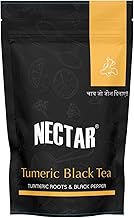 NECTAR - Turmeric CTC Tea | 250g | 150 cups | Turmeric Roots | CTC | Anti Inflamatory | Anti Oxidants | Infused Tea | Spices | Ginger | Black Pepper | Lemon | Enhanced Flavour | Warm Spice Undertone