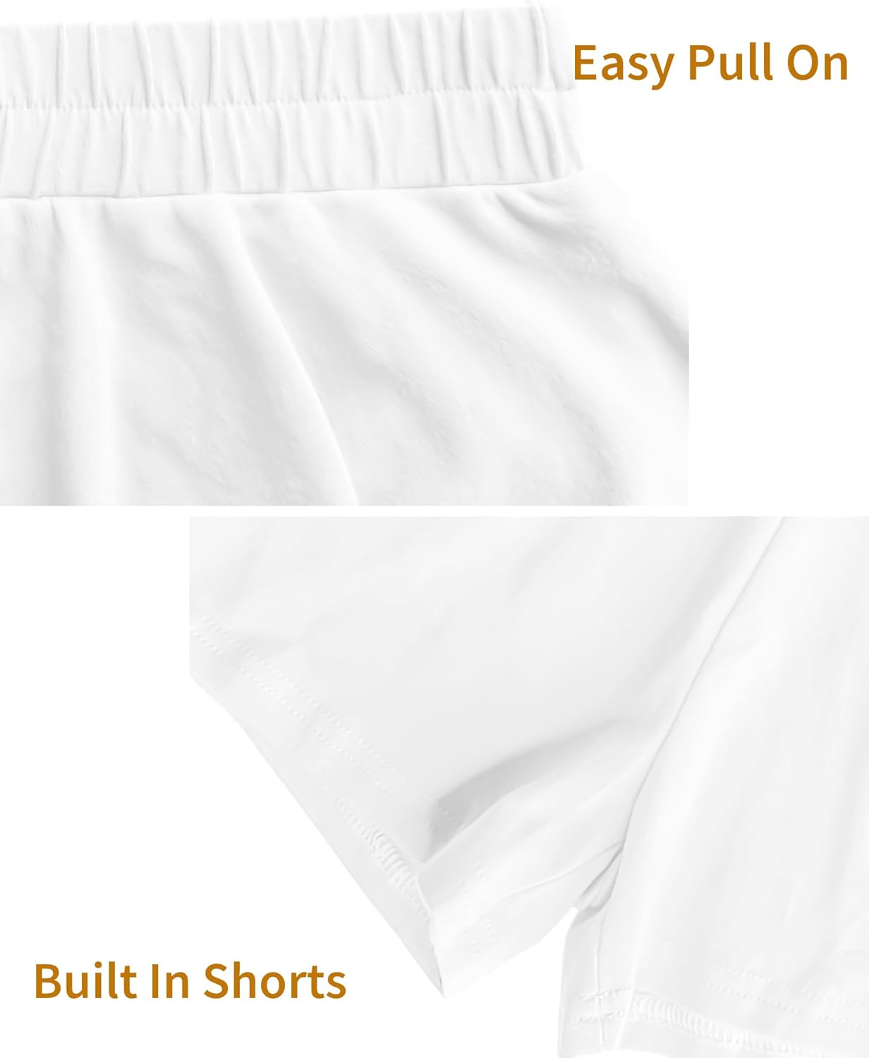 Little Girls Skirts Athletic Uniform Skirts Built in Shorts Casual Mini Skorts for Kids with Pockets - Image 5