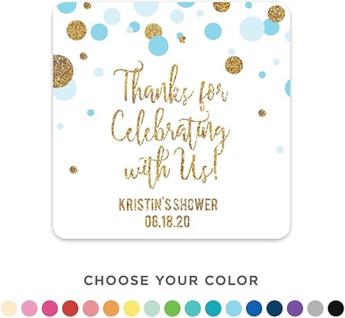 Miniatura 4 de Andaz Press azúl bebé brilltante dorado para Baby Shower colección de fiesta, 1