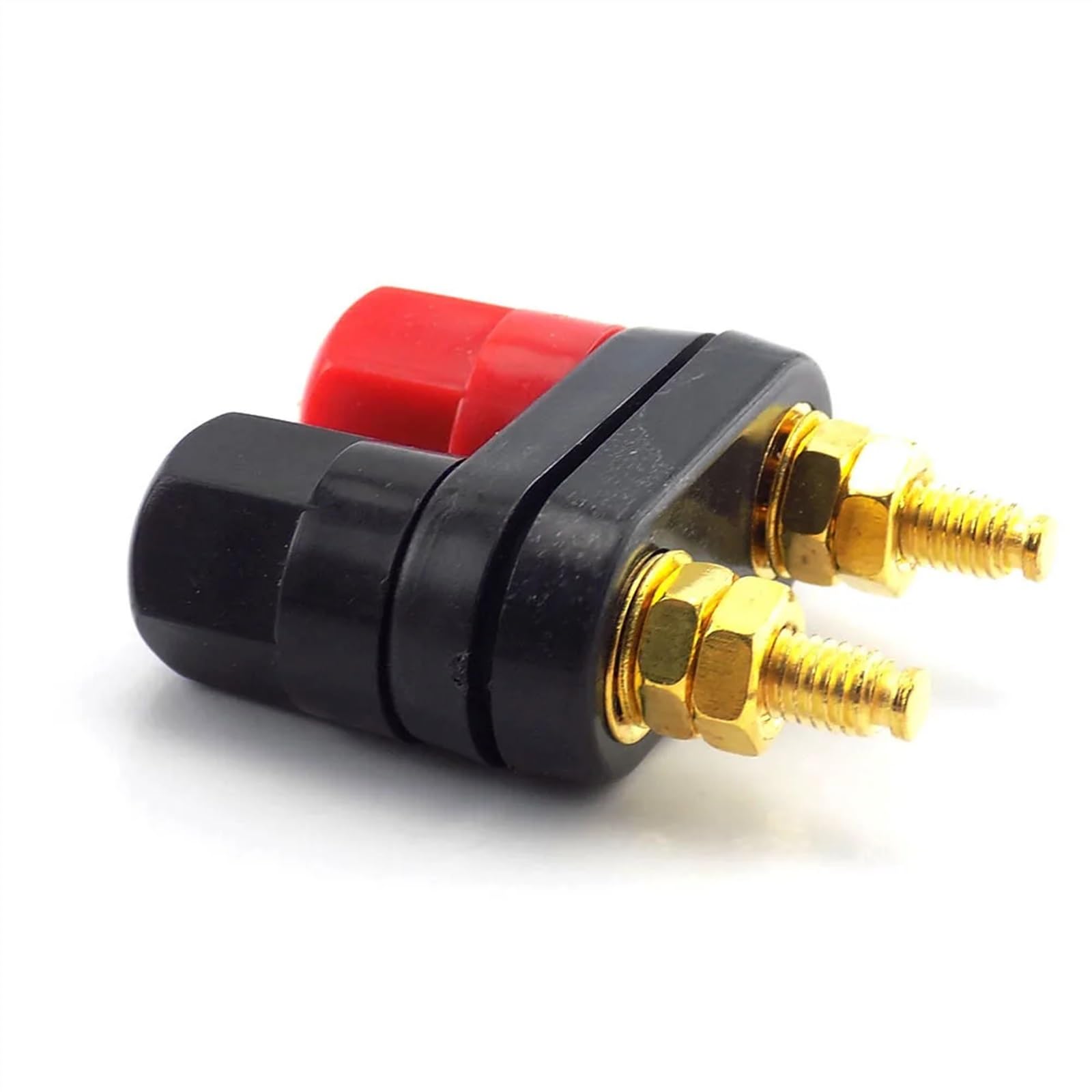 1 connecteur banane plaqué or rouge noir en cuivre fiche banane borne borne de liaison dans les connecteurs de fil 4 mm pour audio vidéo