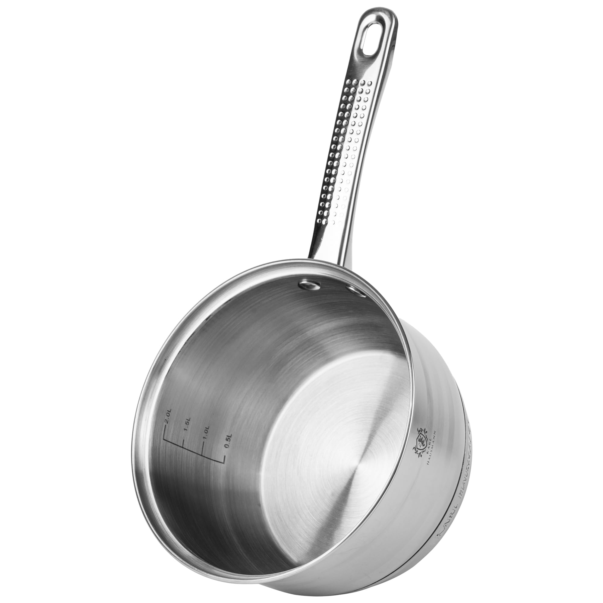 Set Pentole Induzione 6 Pezzi Con Coperchi In Vetro – Acciaio Inox Satinato, Senza Rivestimento, Scala Interna, Adatto A Tutti I Piani Cottura (vetroceramica, Gas, Elettrico)