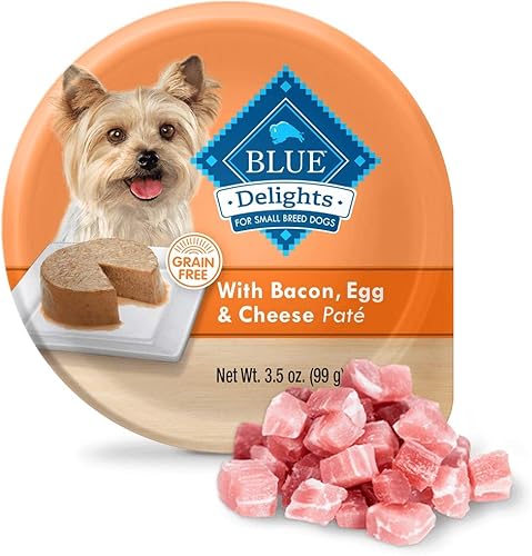 Blue Divine Delights Comida húmeda para perros con huevo de carne y tocino de 35 onzas - 0840243120571