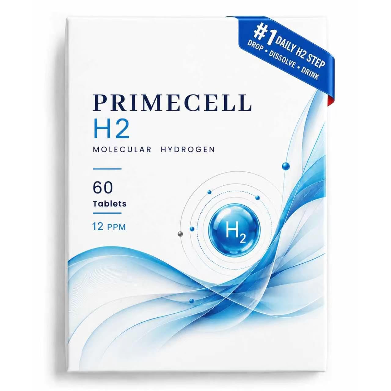 PrimeCell H2 Molecular Hydrogen Water Tablets – 60 Tablets