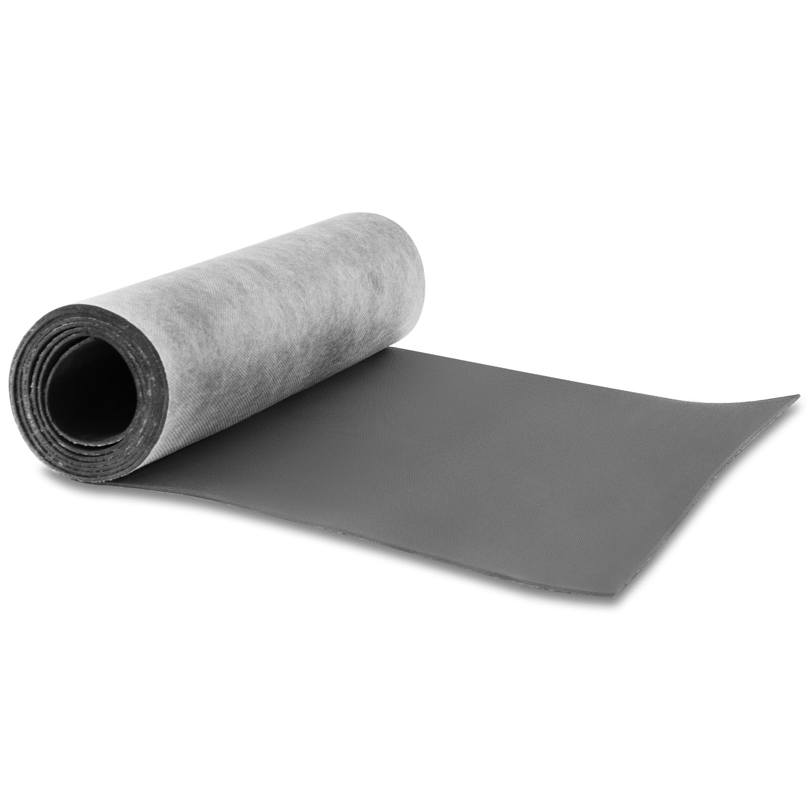 TroyStudio Barriera insonorizzante in vinile caricato in massa, 1 foglio isolante MLV da 2,3 m, materiale isolante antivibrazione e isolamento acustico