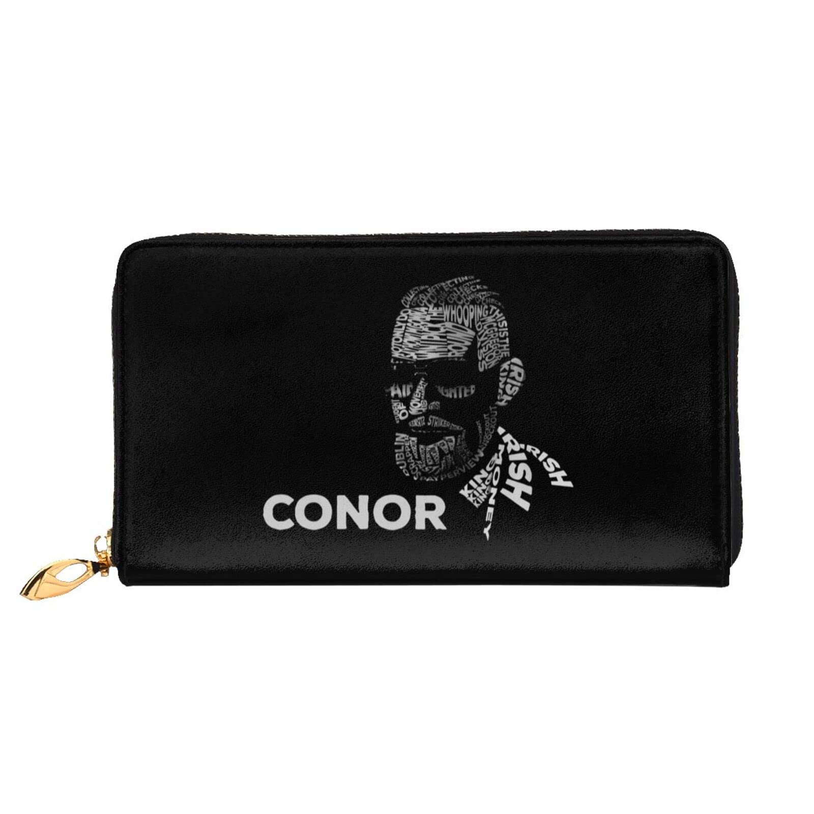 Amazon.co.jp: 長財布 コナー マクレガー 財布 ラウンドファスナー ウォレット レザー 本革 薄型 防水 多機能 大容量 現金収納  小銭入れ スマホ入れ コインケース カード入れ ビジネス ファッション おしゃれ通学 通勤 旅行 誕生日プレゼント 男女兼用 : ファッション