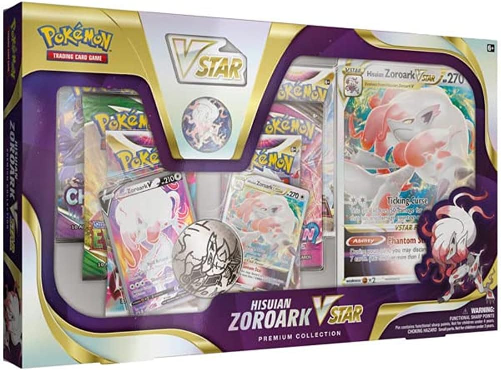 Pokemon TCG: HISUIAN ZOROARK VSTAR Premium Collection
