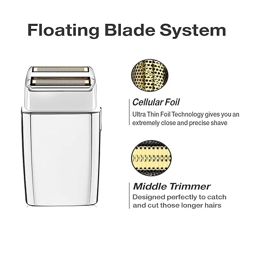 Miniatura 8 de 4 piezas de papel de repuesto y cortadores compatibles con la afeitadora BaBylissPRO de doble lámina, lámina de repuesto compatible con la