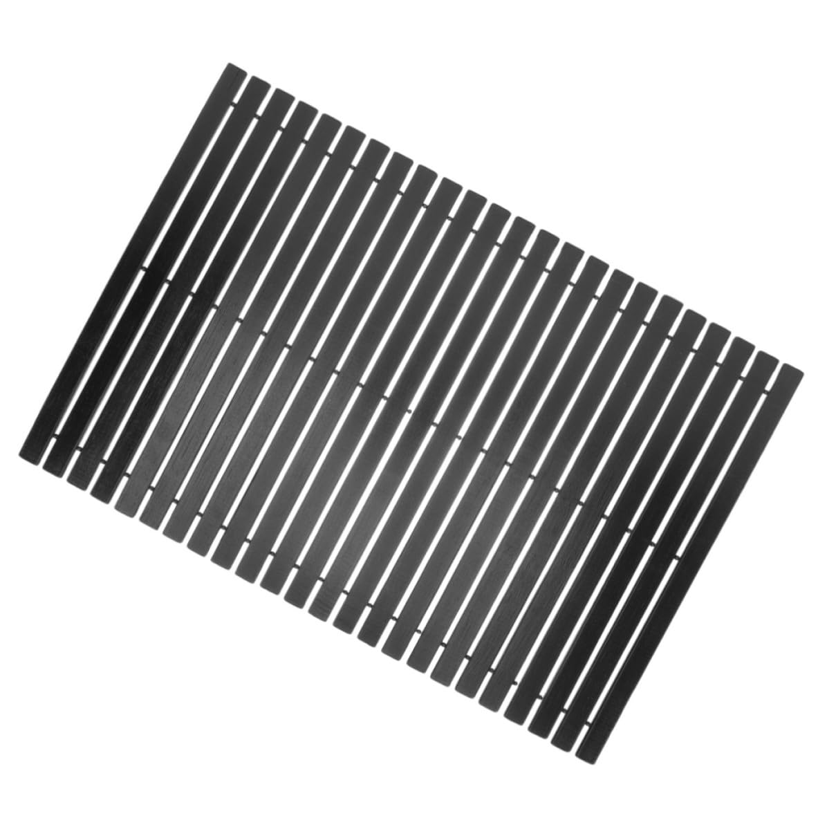 TEHAUX Alfombra Diseño Natural de Baño de Bambú Antideslizante y Resistente al Desgaste para Hogar y Oficina, Adecuado para Ducha y Bañera